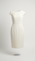 Ivory Stone Sheath Dress