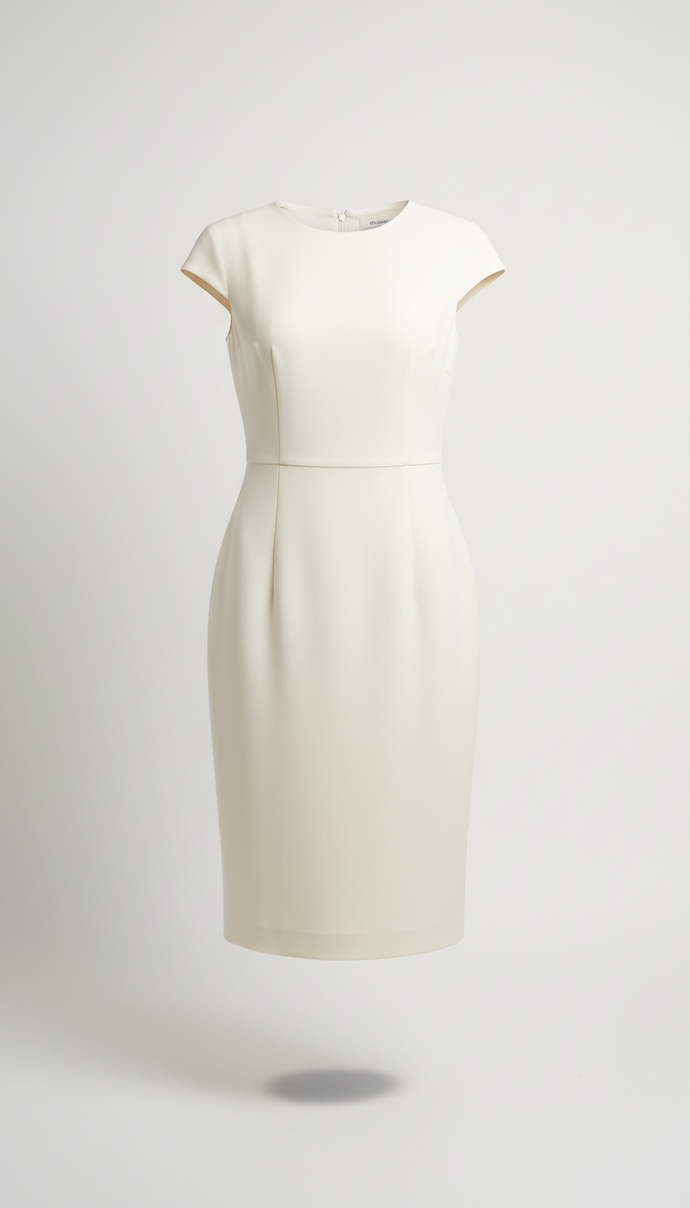 Ivory Stone Sheath Dress