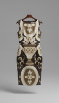 Porcelain Sheath Dress Tailored Fit